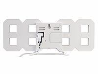 ; LED-Funk-Wanduhren mit Temperaturanzeigen LED-Funk-Wanduhren mit Temperaturanzeigen 