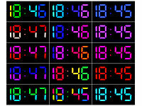 ; LED-Funk-Wanduhren mit Temperaturanzeigen LED-Funk-Wanduhren mit Temperaturanzeigen LED-Funk-Wanduhren mit Temperaturanzeigen 