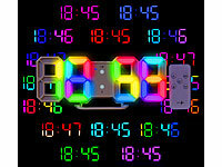 ; LED-Funk-Wanduhren mit Temperaturanzeigen LED-Funk-Wanduhren mit Temperaturanzeigen LED-Funk-Wanduhren mit Temperaturanzeigen 