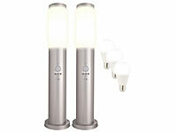 Lunartec Hofbeleuchtung, Wegeleuchten 230V LED