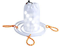 ; LED-Solar-Lichterketten (warmweiß), LED-Lichterketten für innen und außen 