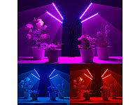 ; LED-Spots GU5.3 (warmweiß), LED-Pflanzenwachstums-Streifen 