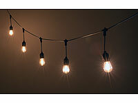 ; LED-Lichterketten für innen und außen, LED-Solar-Lichterketten (warmweiß) 
