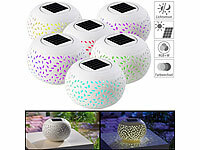 ; Solar-LED-Gartenfackeln, Solar-Laternen (RGB-CCT) mit Dämmerungssensor, BT, App Solar-LED-Gartenfackeln, Solar-Laternen (RGB-CCT) mit Dämmerungssensor, BT, App Solar-LED-Gartenfackeln, Solar-Laternen (RGB-CCT) mit Dämmerungssensor, BT, App 