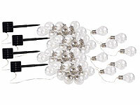 ; LED-Solar-Lichterketten (warmweiß) LED-Solar-Lichterketten (warmweiß) LED-Solar-Lichterketten (warmweiß) 