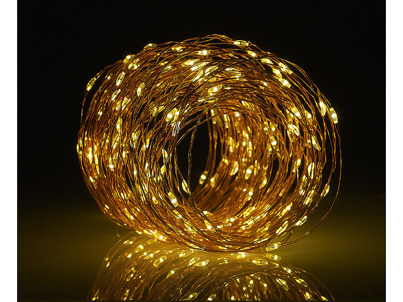 ; LED-Solar-Lichterketten (warmweiß) LED-Solar-Lichterketten (warmweiß) 