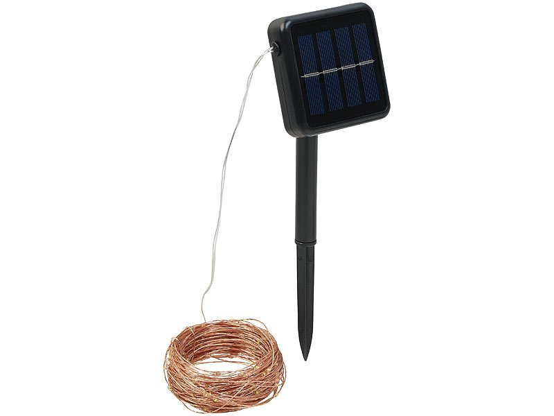 ; LED-Solar-Lichterketten (warmweiß) LED-Solar-Lichterketten (warmweiß) 