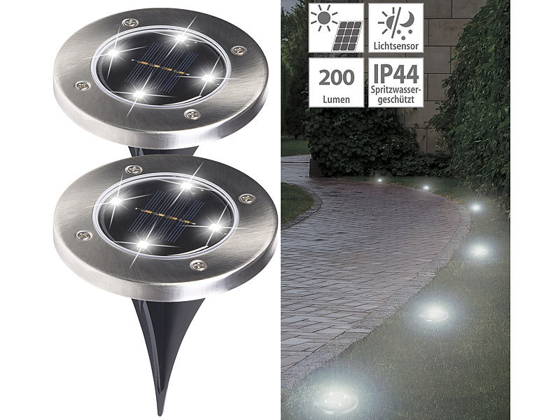 ; LED-Solar-Wegeleuchten LED-Solar-Wegeleuchten 