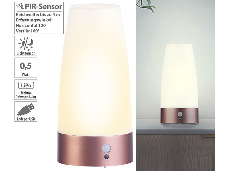; LED-Batterieleuchten mit Bewegungsmelder LED-Batterieleuchten mit Bewegungsmelder 