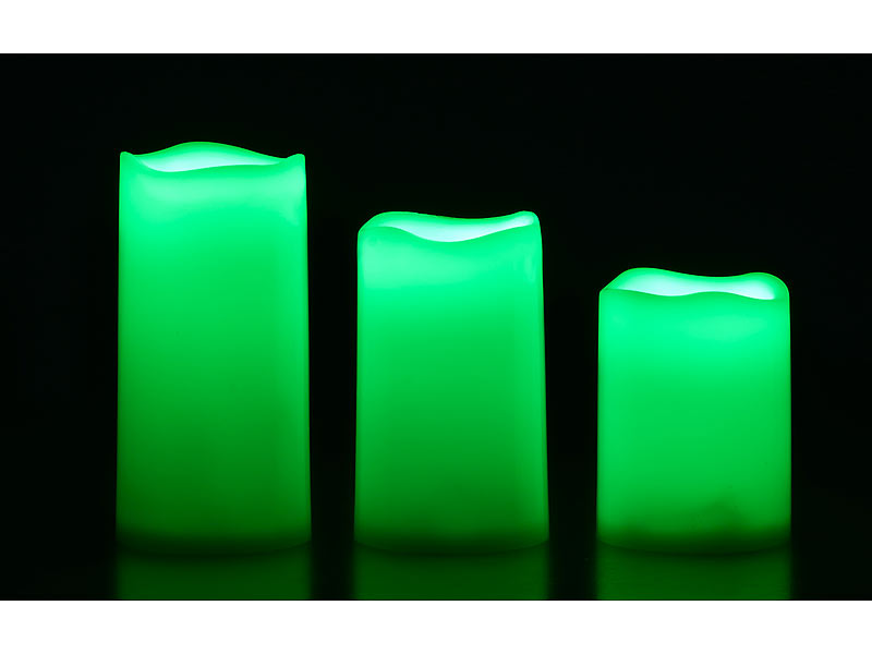 ; Akku-LED-Teelicht-Sets mit Ladestation 