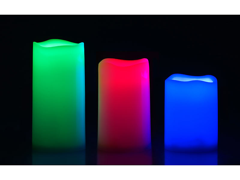 ; Akku-LED-Teelicht-Sets mit Ladestation 