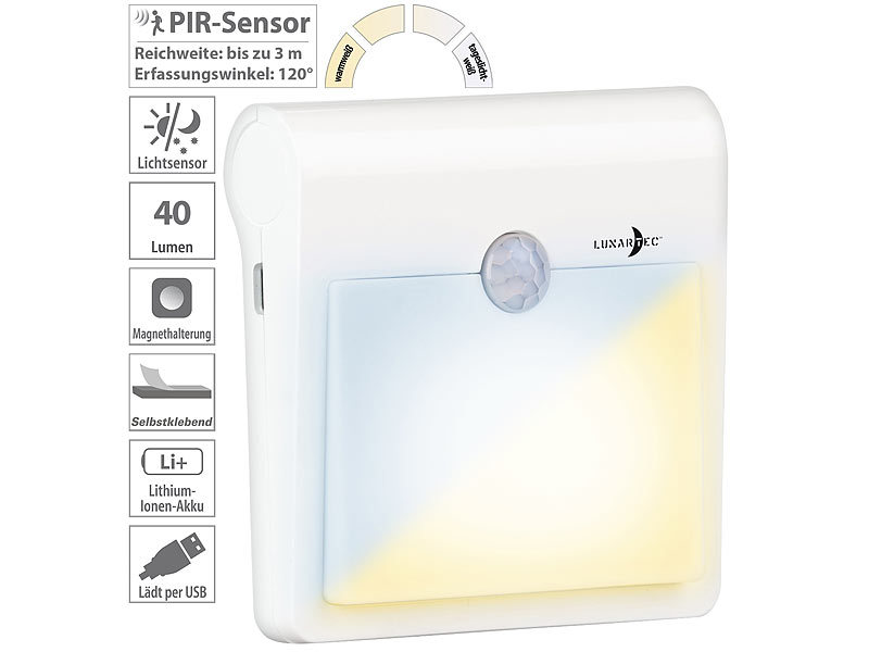 ; LED-Lichtleisten mit Bewegungsmelder 