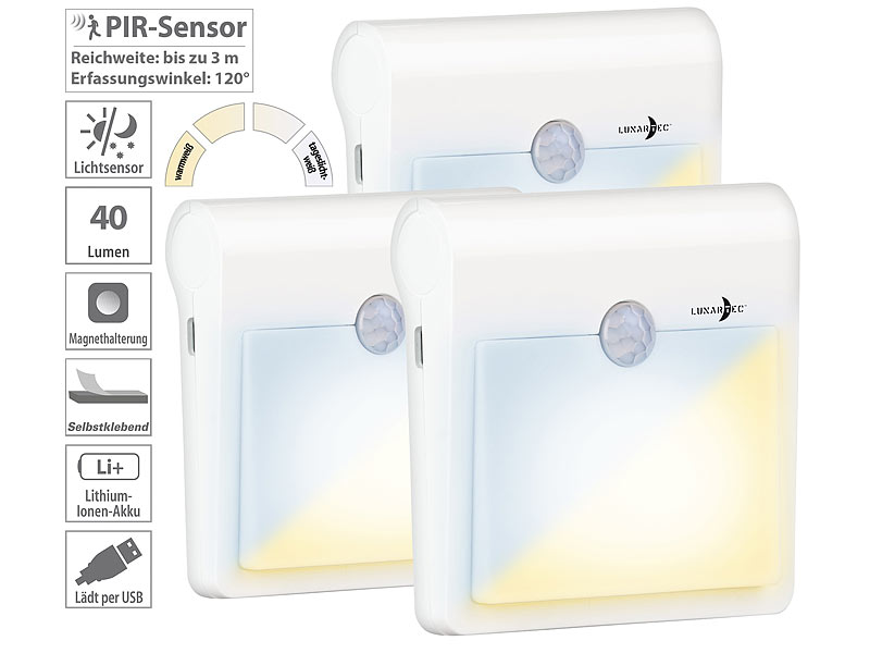 ; LED-Batterieleuchten mit Bewegungsmelder LED-Batterieleuchten mit Bewegungsmelder LED-Batterieleuchten mit Bewegungsmelder LED-Batterieleuchten mit Bewegungsmelder 