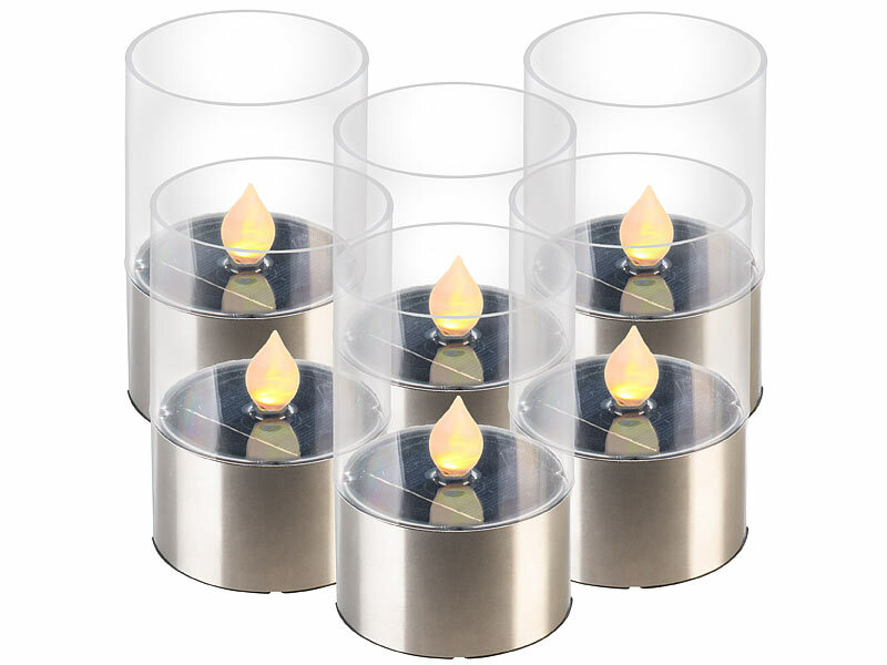 ; Akku-LED-Teelicht-Sets mit Ladestation Akku-LED-Teelicht-Sets mit Ladestation Akku-LED-Teelicht-Sets mit Ladestation 