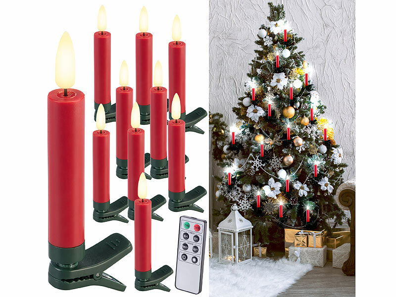 ; Kabellose, dimmbare LED-Weihnachtsbaumkerzen mit Fernbedienung und Timer Kabellose, dimmbare LED-Weihnachtsbaumkerzen mit Fernbedienung und Timer Kabellose, dimmbare LED-Weihnachtsbaumkerzen mit Fernbedienung und Timer 