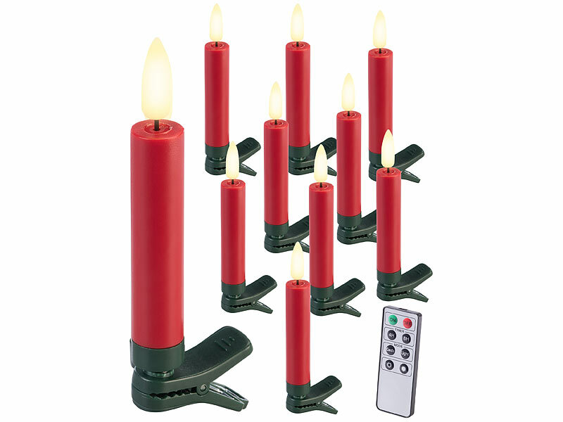 ; Kabellose, dimmbare LED-Weihnachtsbaumkerzen mit Fernbedienung und Timer Kabellose, dimmbare LED-Weihnachtsbaumkerzen mit Fernbedienung und Timer Kabellose, dimmbare LED-Weihnachtsbaumkerzen mit Fernbedienung und Timer 