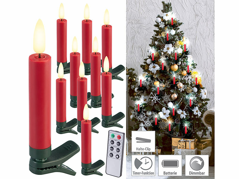 ; Kabellose, dimmbare LED-Weihnachtsbaumkerzen mit Fernbedienung und Timer Kabellose, dimmbare LED-Weihnachtsbaumkerzen mit Fernbedienung und Timer Kabellose, dimmbare LED-Weihnachtsbaumkerzen mit Fernbedienung und Timer 