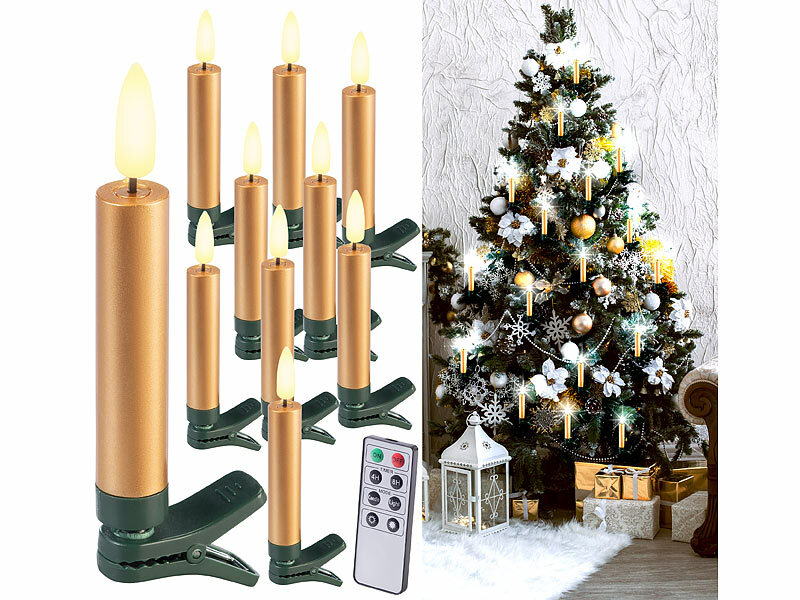 ; Kabellose, dimmbare LED-Weihnachtsbaumkerzen mit Fernbedienung und Timer Kabellose, dimmbare LED-Weihnachtsbaumkerzen mit Fernbedienung und Timer Kabellose, dimmbare LED-Weihnachtsbaumkerzen mit Fernbedienung und Timer 