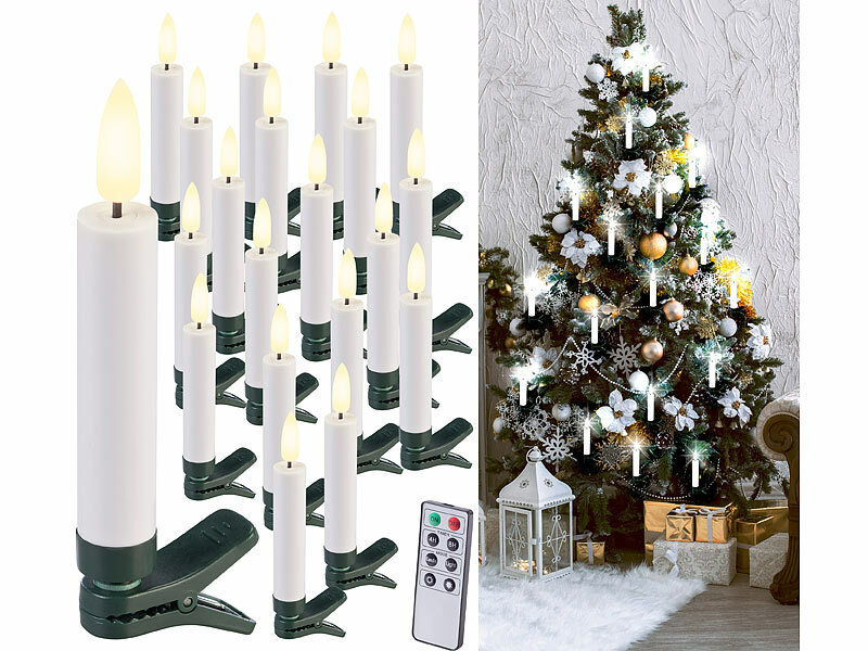 ; Kabellose, dimmbare LED-Weihnachtsbaumkerzen mit Fernbedienung und Timer Kabellose, dimmbare LED-Weihnachtsbaumkerzen mit Fernbedienung und Timer Kabellose, dimmbare LED-Weihnachtsbaumkerzen mit Fernbedienung und Timer 