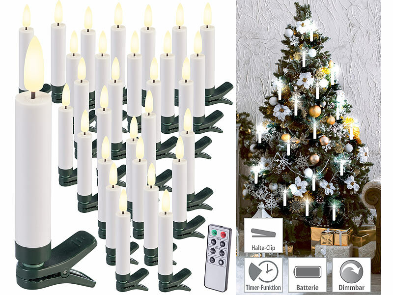; Kabellose, dimmbare LED-Weihnachtsbaumkerzen mit Fernbedienung und Timer Kabellose, dimmbare LED-Weihnachtsbaumkerzen mit Fernbedienung und Timer Kabellose, dimmbare LED-Weihnachtsbaumkerzen mit Fernbedienung und Timer 