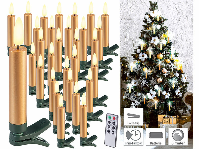 ; Kabellose, dimmbare LED-Weihnachtsbaumkerzen mit Fernbedienung und Timer Kabellose, dimmbare LED-Weihnachtsbaumkerzen mit Fernbedienung und Timer Kabellose, dimmbare LED-Weihnachtsbaumkerzen mit Fernbedienung und Timer 