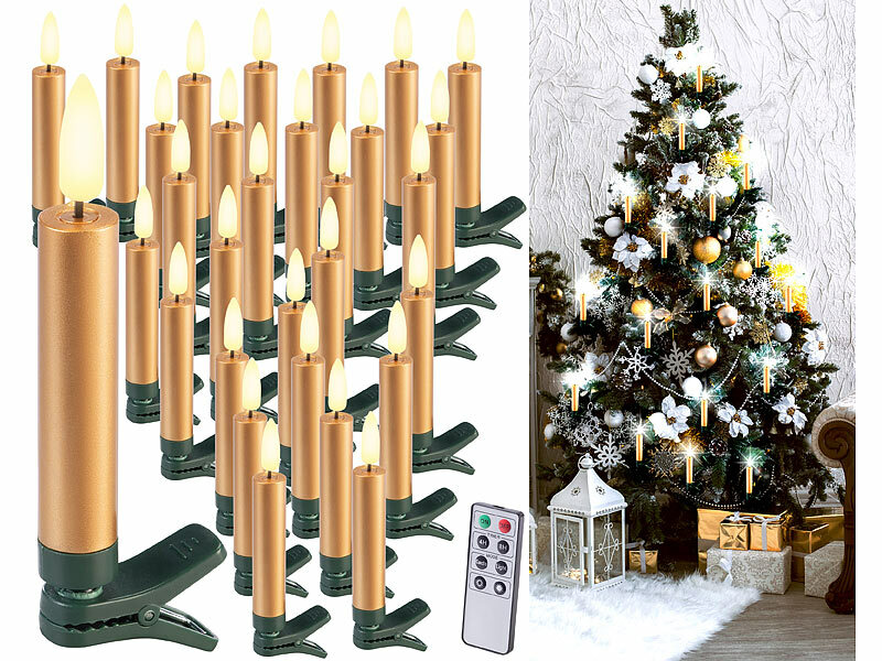 ; Kabellose, dimmbare LED-Weihnachtsbaumkerzen mit Fernbedienung und Timer Kabellose, dimmbare LED-Weihnachtsbaumkerzen mit Fernbedienung und Timer Kabellose, dimmbare LED-Weihnachtsbaumkerzen mit Fernbedienung und Timer 