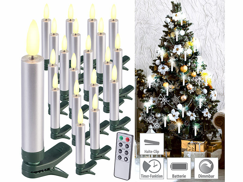 ; Kabellose, dimmbare LED-Weihnachtsbaumkerzen mit Fernbedienung und Timer Kabellose, dimmbare LED-Weihnachtsbaumkerzen mit Fernbedienung und Timer Kabellose, dimmbare LED-Weihnachtsbaumkerzen mit Fernbedienung und Timer 