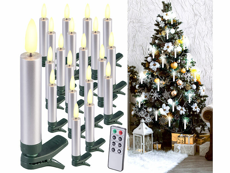 ; Kabellose, dimmbare LED-Weihnachtsbaumkerzen mit Fernbedienung und Timer Kabellose, dimmbare LED-Weihnachtsbaumkerzen mit Fernbedienung und Timer Kabellose, dimmbare LED-Weihnachtsbaumkerzen mit Fernbedienung und Timer 