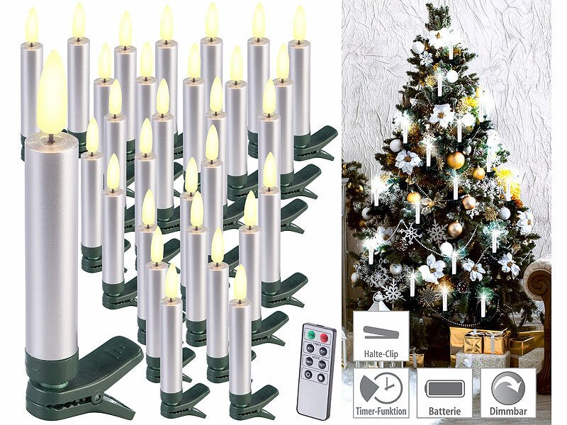 ; Kabellose, dimmbare LED-Weihnachtsbaumkerzen mit Fernbedienung und Timer Kabellose, dimmbare LED-Weihnachtsbaumkerzen mit Fernbedienung und Timer Kabellose, dimmbare LED-Weihnachtsbaumkerzen mit Fernbedienung und Timer 