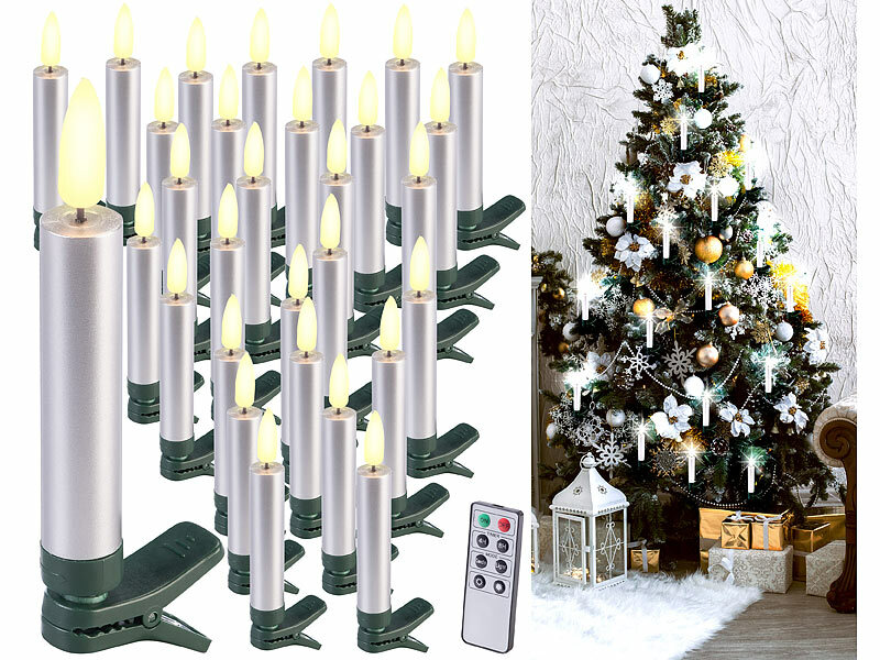 ; Kabellose, dimmbare LED-Weihnachtsbaumkerzen mit Fernbedienung und Timer Kabellose, dimmbare LED-Weihnachtsbaumkerzen mit Fernbedienung und Timer Kabellose, dimmbare LED-Weihnachtsbaumkerzen mit Fernbedienung und Timer 