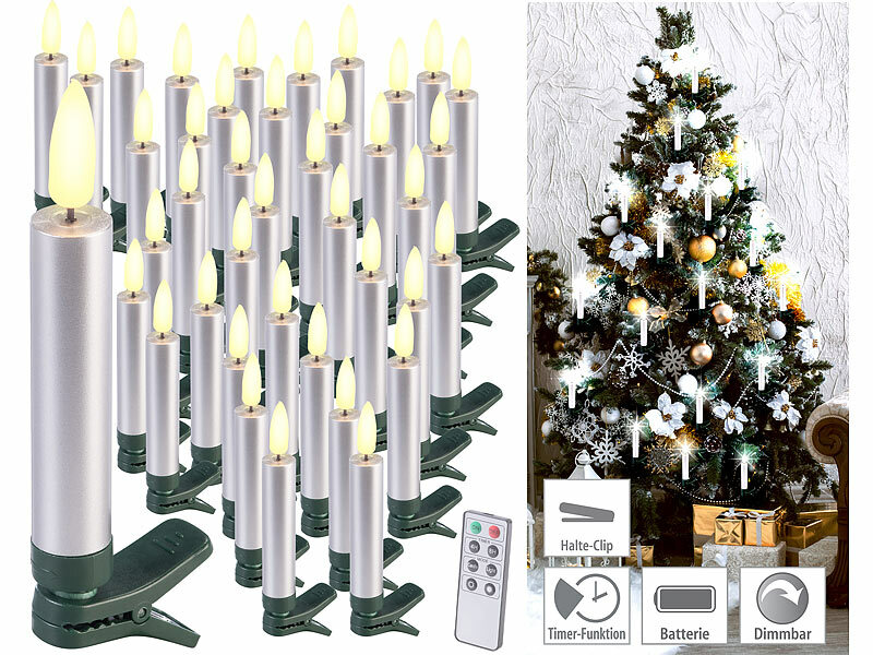 ; Kabellose, dimmbare LED-Weihnachtsbaumkerzen mit Fernbedienung und Timer Kabellose, dimmbare LED-Weihnachtsbaumkerzen mit Fernbedienung und Timer Kabellose, dimmbare LED-Weihnachtsbaumkerzen mit Fernbedienung und Timer 