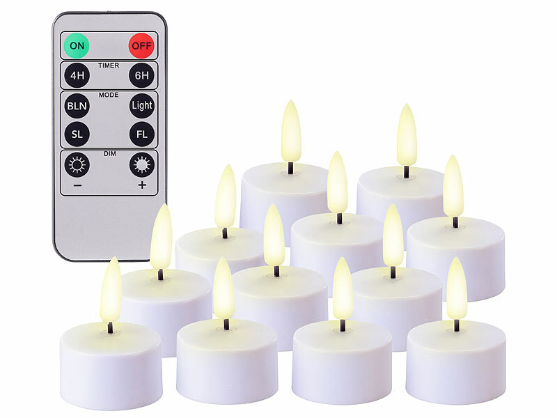 ; Akku-LED-Teelicht-Sets mit Ladestation Akku-LED-Teelicht-Sets mit Ladestation Akku-LED-Teelicht-Sets mit Ladestation 