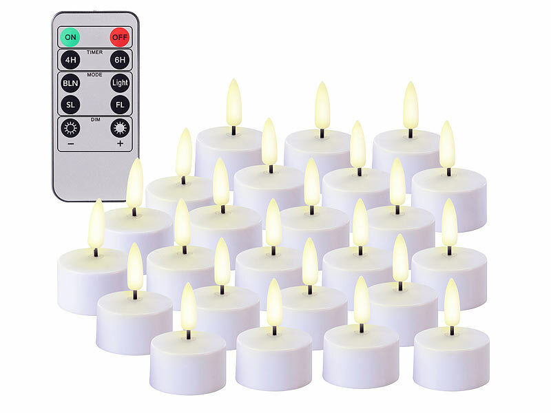 ; Akku-LED-Teelicht-Sets mit Ladestation Akku-LED-Teelicht-Sets mit Ladestation Akku-LED-Teelicht-Sets mit Ladestation 