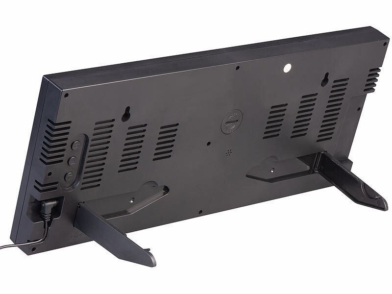; LED-Funk-Wanduhren mit Temperaturanzeigen LED-Funk-Wanduhren mit Temperaturanzeigen LED-Funk-Wanduhren mit Temperaturanzeigen 