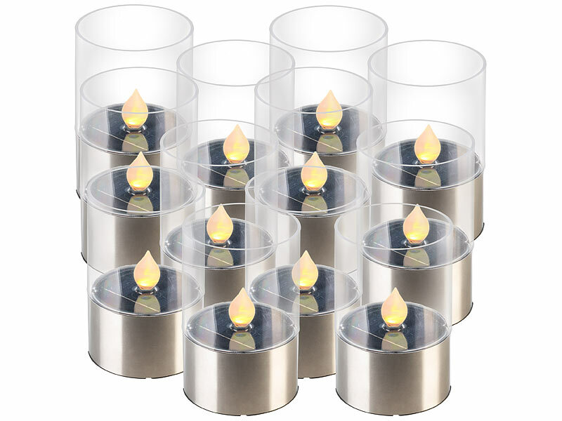 ; Akku-LED-Teelicht-Sets mit Ladestation Akku-LED-Teelicht-Sets mit Ladestation Akku-LED-Teelicht-Sets mit Ladestation 