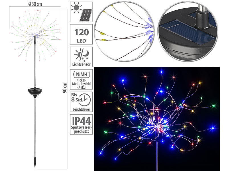 ; LED-Solar-Wegeleuchten LED-Solar-Wegeleuchten 