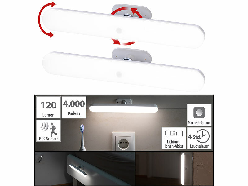 ; Akku-LED-Lichtleisten mit Bewegungssensoren, LED-Batterieleuchten mit Bewegungsmelder Akku-LED-Lichtleisten mit Bewegungssensoren, LED-Batterieleuchten mit Bewegungsmelder Akku-LED-Lichtleisten mit Bewegungssensoren, LED-Batterieleuchten mit Bewegungsmelder Akku-LED-Lichtleisten mit Bewegungssensoren, LED-Batterieleuchten mit Bewegungsmelder 