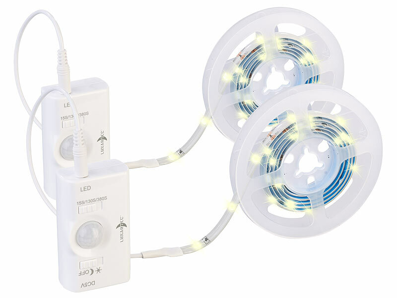 Lunartec LED Blinklicht: Kinetisches Clip-On-Sicherheitslicht mit