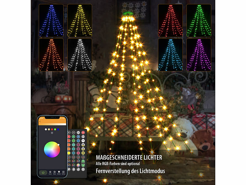 Multi-farbige animierte LED-Weihnachtsbaum-Lichtshow - 1+1 GRATIS! – Veomax