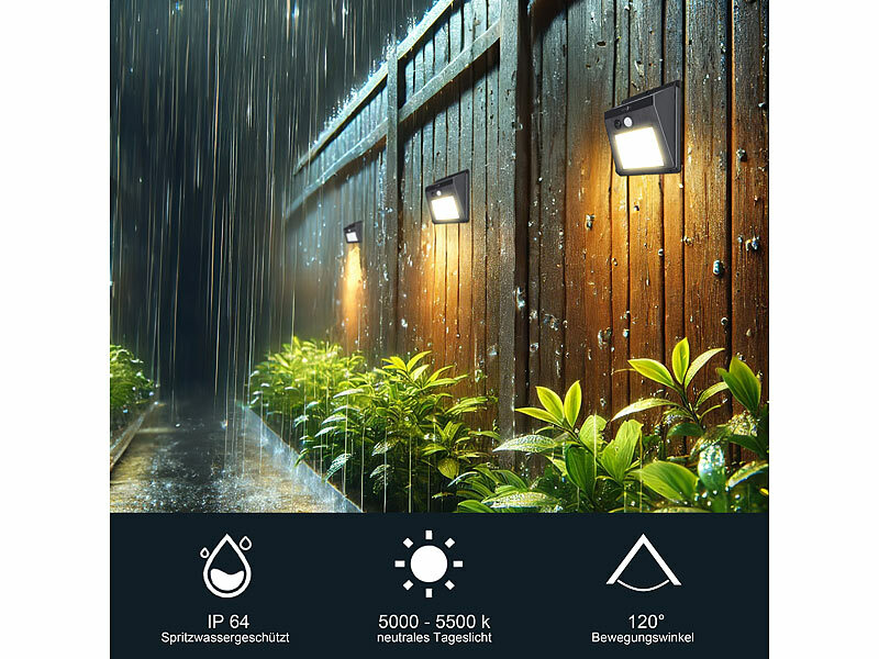 ; LED-Solar-Wegeleuchten 