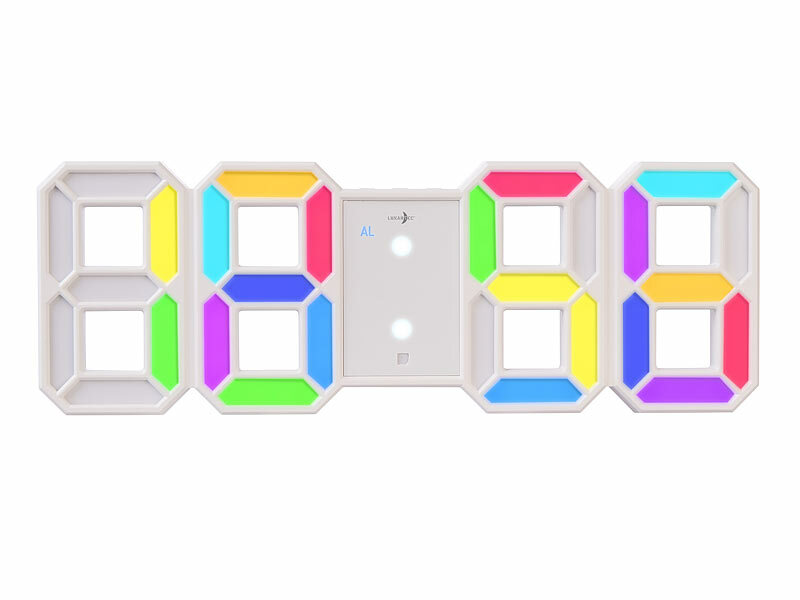 ; LED-Funk-Wanduhren mit Temperaturanzeigen LED-Funk-Wanduhren mit Temperaturanzeigen 