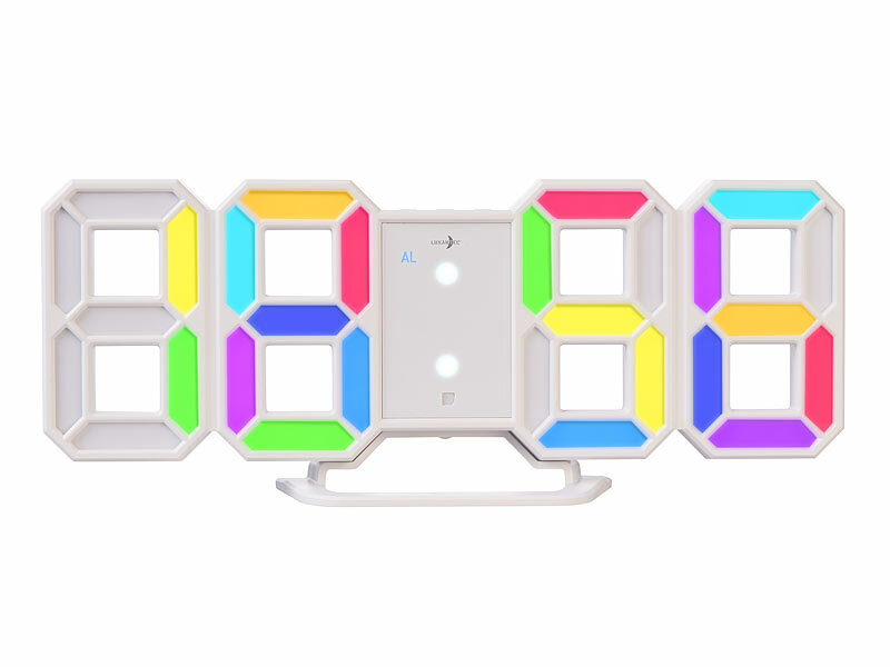 ; LED-Funk-Wanduhren mit Temperaturanzeigen LED-Funk-Wanduhren mit Temperaturanzeigen 