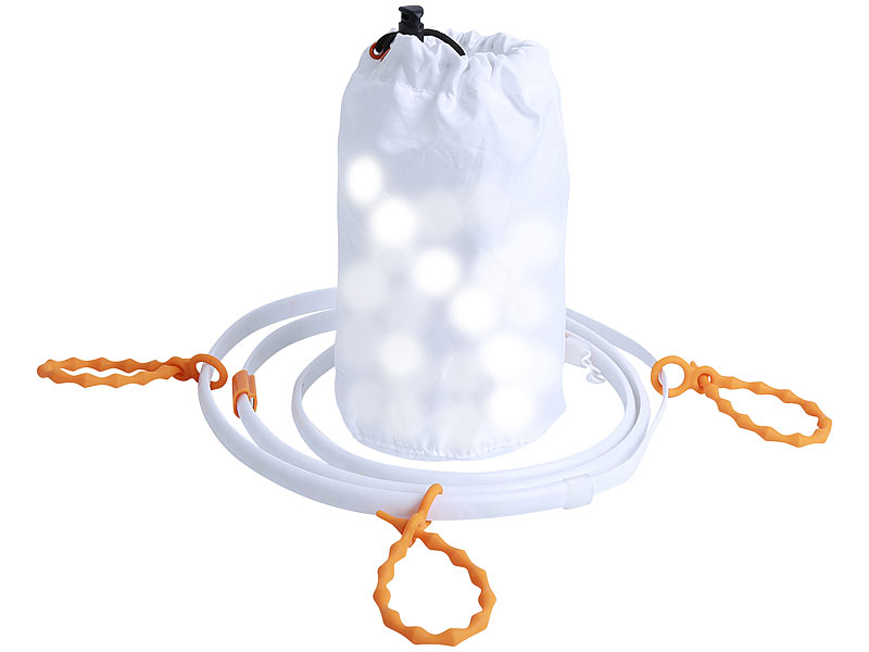 ; LED-Solar-Lichterketten (warmweiß), LED-Lichterketten für innen und außen 