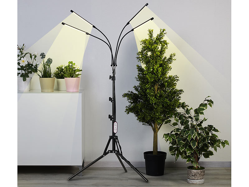; LED-Spots GU5.3 (warmweiß), LED-Pflanzenwachstums-Streifen 