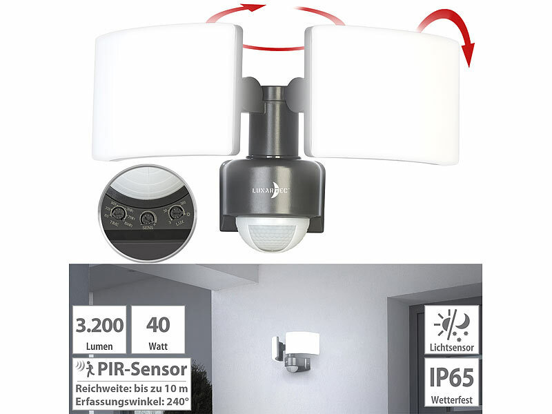 ; LED-Batterieleuchten mit Bewegungsmelder 