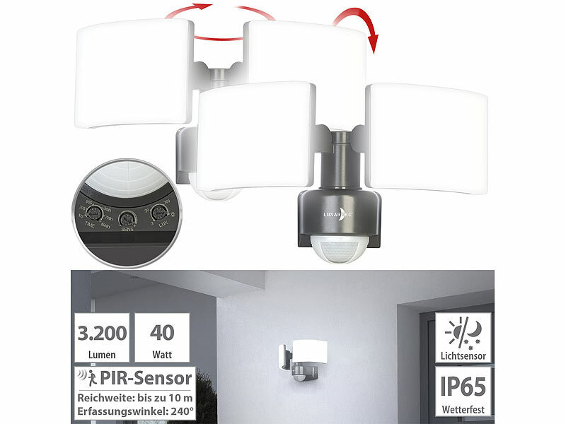 ; LED-Batterieleuchten mit Bewegungsmelder 