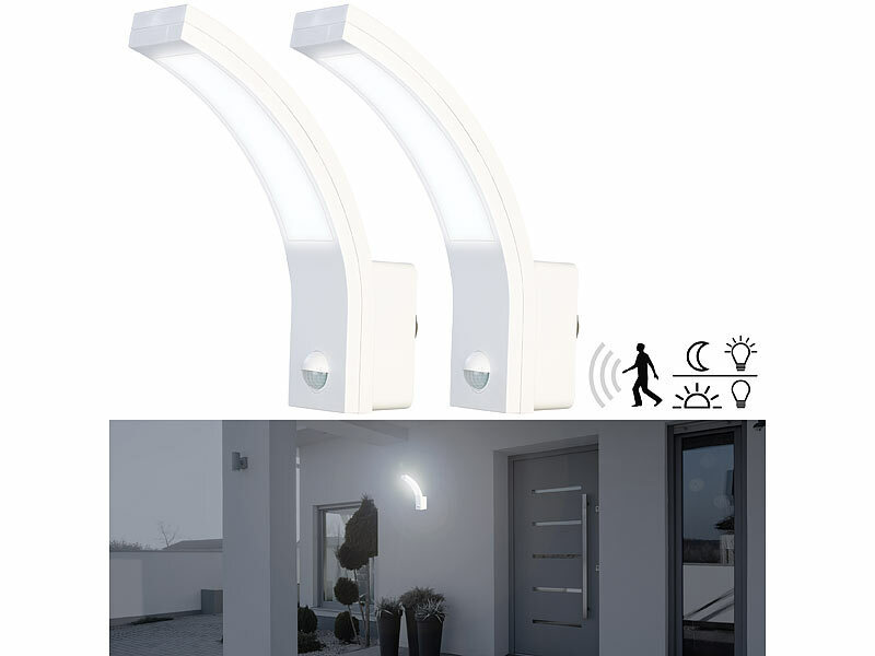 ; LED-Solar-Außenlampen mit PIR-Sensoren (neutralweiß) LED-Solar-Außenlampen mit PIR-Sensoren (neutralweiß) LED-Solar-Außenlampen mit PIR-Sensoren (neutralweiß) 