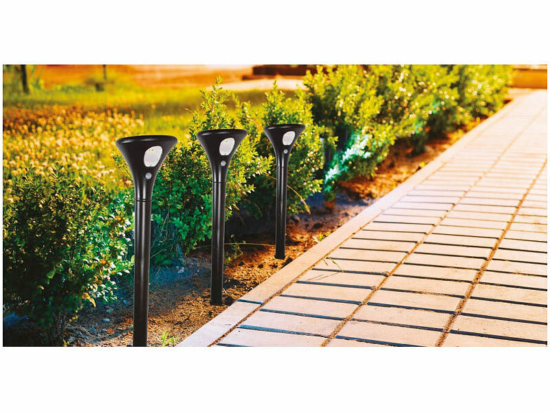; LED-Solar-Wegeleuchten LED-Solar-Wegeleuchten 