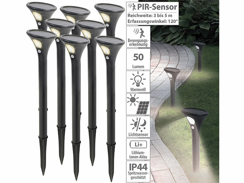 ; LED-Solar-Wegeleuchten LED-Solar-Wegeleuchten 