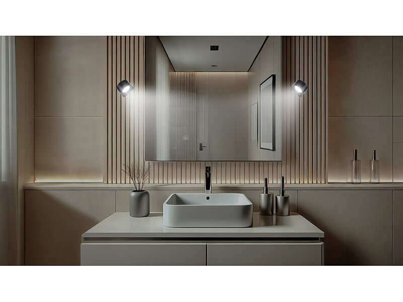 ; LED-Akku-Tischlampen mit PIR-Sensor 